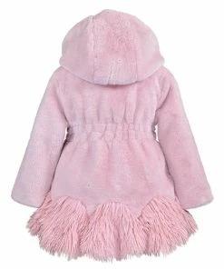 Girls Widgeon Pink Strawberry Coat