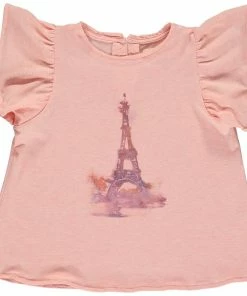 Girls Vignette Sutton Flutter Sleeve Tee