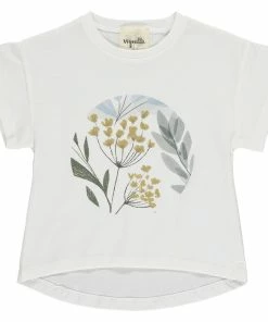 Girls Vignette Sutton Flutter Sleeve Tee