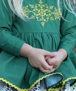 Girls Be Girl Clothing Emerald Dress