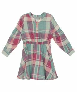 Mabel & Honey Rowen Woven Plaid Dress