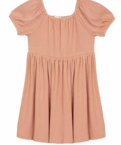 Girls Mabel & Honey Aruora Ribbed Dress