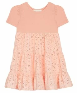 Mabel & Honey Amare Cotton Eyelet Dress Girls