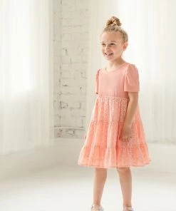 Mabel & Honey Amare Cotton Eyelet Dress Girls