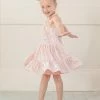 Girls Mabel & Honey Summer Sparkle Chiffon Dress