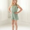 Mabel & Honey Sydney Sage Romper