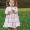 Flash Sale βοΈ Girls Mabel & Honey Juniper Pink Woven π Dress π 1 Girls Mabel & Honey Juniper Pink Woven Dress