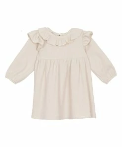 Mabel & Honey Ivory Woodland Knit Dress Girls