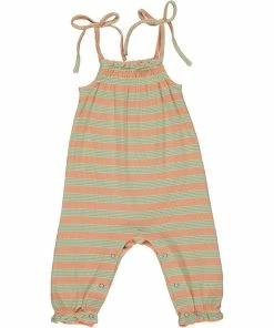 Girls Vignette Victoria Ribbed Knit Romper