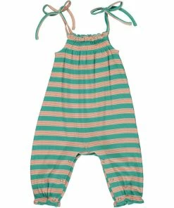Girls Vignette Victoria Ribbed Knit Romper