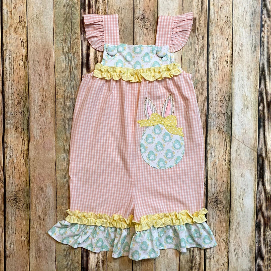 Best reviews of ❤️ Girls Natalie Grant Bunny Egg Ruffle Romper ⌛ 3 Girls Natalie Grant Bunny Egg Ruffle Romper