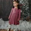 Girls Swoon Baby Berry Waffle Bamboo Dress